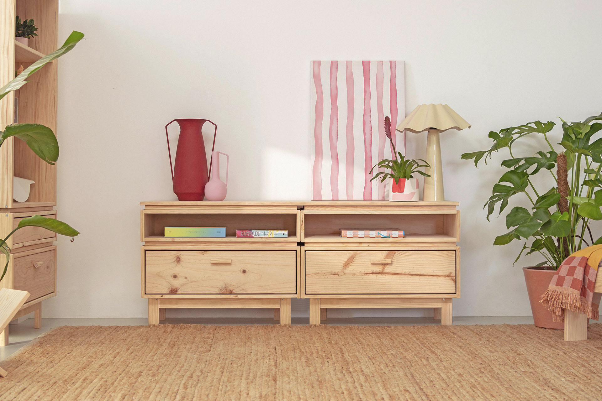 Imagen de ambiente 1 para:Muebles TV de madera natural